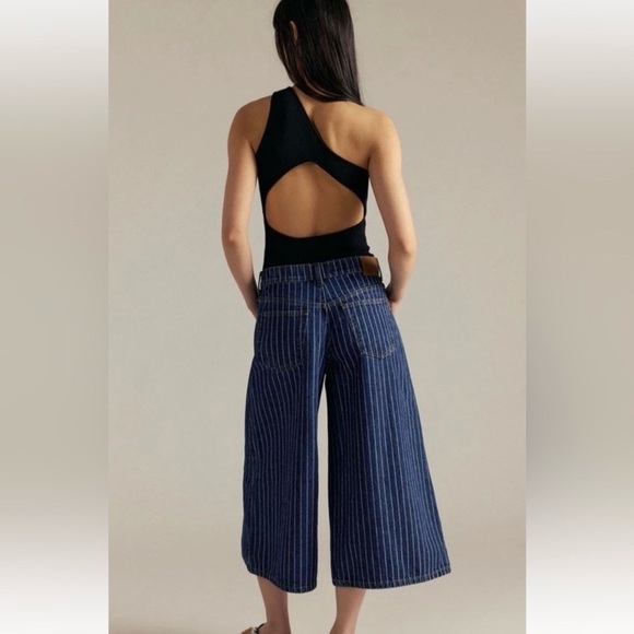 NWT We The Free High Top Wide Crop Jeans ~Bittersweet Blue~ - Picture 4 of 4